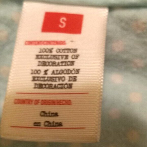 pajama set womens unicorns flannel fantasy size Small Bedroom lounge blue - Picture 5 of 5